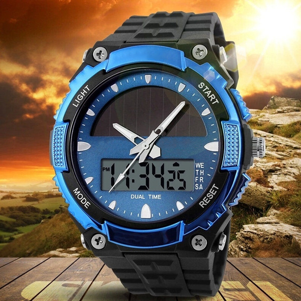 New G Style Digital Watch Shock Military Watch resistant Date Calendar LED Sports Watches Blue