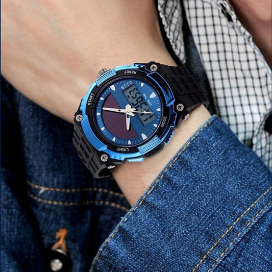 New G Style Digital Watch Shock Military Watch resistant Date Calendar LED Sports Watches Blue
