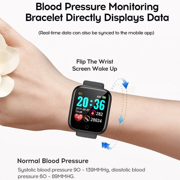 New Men Women Smart Watch Waterproof Smartwatch Sport Smart Bracelet Heart Rate Blood Pressure Monitor Fitness Tracker Watch for Android-ios