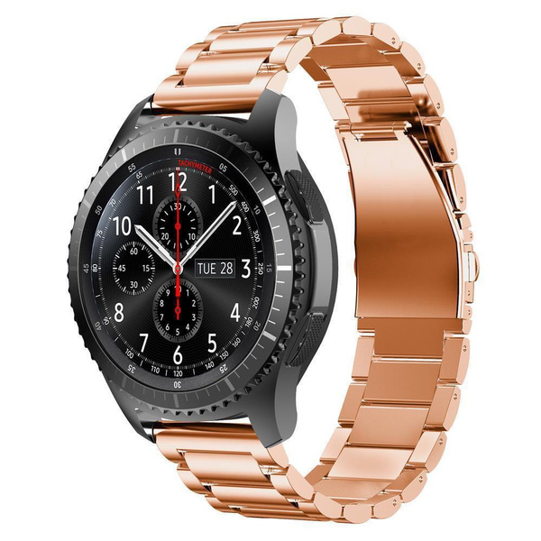 Stainless Steel Universal Bracelet - Watch accessories Smartwatch 22mm gold